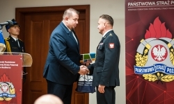 Dzień Strażaka 2025. Uroczystości powiatowe na Zamku Piastowskim w Raciborzu (10)