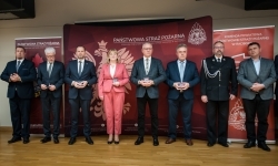 Dzień Strażaka 2025. Uroczystości powiatowe na Zamku Piastowskim w Raciborzu (12)