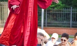 Magia teatru na dziedzińcu Zamku Piastowskiego. Teatr Jednej Miny porwał najmłodszych widzów (15)