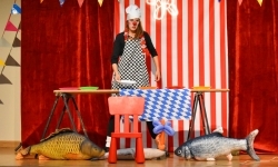 Cyrkowa magia mimo deszczu. Teatr Jednej Miny wystąpił na Zamku Piastowskim (2)