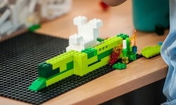Ciocia od Klocków na Zamku Piastowskim. Warsztaty LEGO w ramach Wakacji w powiecie (5)