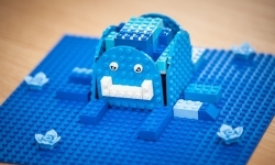 Ciocia od Klocków na Zamku Piastowskim. Warsztaty LEGO w ramach Wakacji w powiecie (11)