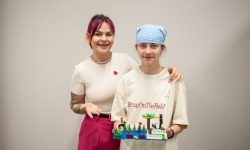 Ciocia od Klocków na Zamku Piastowskim. Warsztaty LEGO w ramach Wakacji w powiecie (5)