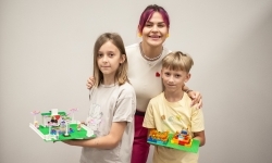 Ciocia od Klocków na Zamku Piastowskim. Warsztaty LEGO w ramach Wakacji w powiecie (7)