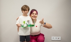 Ciocia od Klocków na Zamku Piastowskim. Warsztaty LEGO w ramach Wakacji w powiecie (10)