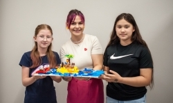 Ciocia od Klocków na Zamku Piastowskim. Warsztaty LEGO w ramach Wakacji w powiecie (17)