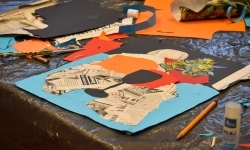 Art Camp na Zamku Piastowskim: Młodzi tw&oacute;rcy malują historię i przyszłość raciborskich zabytk&oacute;w (12)