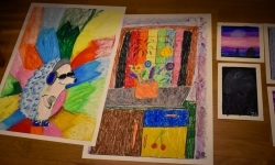 Art Camp na Zamku Piastowskim: Młodzi tw&oacute;rcy malują historię i przyszłość raciborskich zabytk&oacute;w (15)