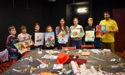 Art Camp na Zamku Piastowskim: Młodzi tw&oacute;rcy malują historię i przyszłość raciborskich zabytk&oacute;w (17)