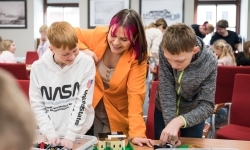 Ponad p&oacute;ł miliona klock&oacute;w na Zamku Piastowskim &ndash; ferie w Powiecie Raciborskim trwają (19)