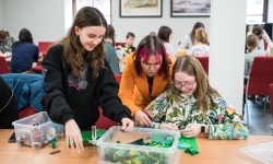 Ponad p&oacute;ł miliona klock&oacute;w na Zamku Piastowskim &ndash; ferie w Powiecie Raciborskim trwają (4)