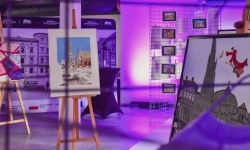 Magiczny wernisaż prac młodych tw&oacute;rc&oacute;w w zamkowej słodowni (13)