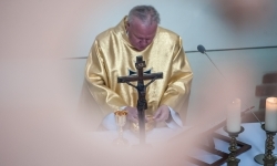 Wyjątkowa Msza Święta w kaplicy zamkowej. Odprawili ją Krzyżacy  (19)