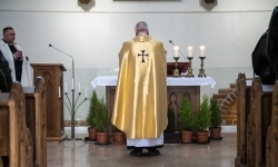 Wyjątkowa Msza Święta w kaplicy zamkowej. Odprawili ją Krzyżacy  (20)