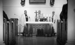 Wyjątkowa Msza Święta w kaplicy zamkowej. Odprawili ją Krzyżacy  (4)