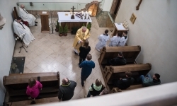 Wyjątkowa Msza Święta w kaplicy zamkowej. Odprawili ją Krzyżacy  (8)