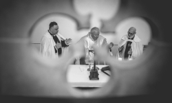 Wyjątkowa Msza Święta w kaplicy zamkowej. Odprawili ją Krzyżacy  (9)