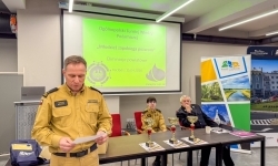 Wiedza pożarnicza bez tajemnic. Powiatowy turniej Młodzież Zapobiega Pożarom na Zamku Piastowskim (10)