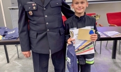 Wiedza pożarnicza bez tajemnic. Powiatowy turniej Młodzież Zapobiega Pożarom na Zamku Piastowskim (12)