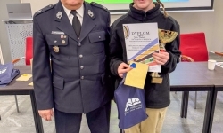 Wiedza pożarnicza bez tajemnic. Powiatowy turniej Młodzież Zapobiega Pożarom na Zamku Piastowskim (16)