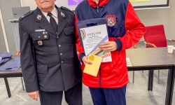 Wiedza pożarnicza bez tajemnic. Powiatowy turniej Młodzież Zapobiega Pożarom na Zamku Piastowskim (17)