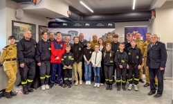 Wiedza pożarnicza bez tajemnic. Powiatowy turniej Młodzież Zapobiega Pożarom na Zamku Piastowskim (2)