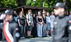 Uroczyste ślubowanie klas mundurowych na Zamku Piastowskim w Raciborzu (13)