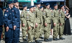 Uroczyste ślubowanie klas mundurowych na Zamku Piastowskim w Raciborzu (19)
