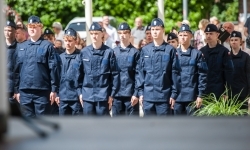 Uroczyste ślubowanie klas mundurowych na Zamku Piastowskim w Raciborzu (2)