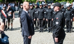 Uroczyste ślubowanie klas mundurowych na Zamku Piastowskim w Raciborzu (9)