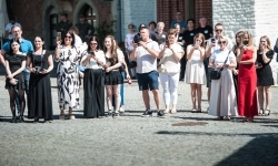 Uroczyste ślubowanie klas mundurowych na Zamku Piastowskim w Raciborzu (2)