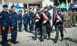 Uroczyste ślubowanie klas mundurowych na Zamku Piastowskim w Raciborzu (12)
