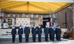 Uroczyste ślubowanie klas mundurowych na Zamku Piastowskim w Raciborzu (1)