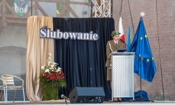 Uroczyste ślubowanie klas mundurowych na Zamku Piastowskim w Raciborzu (3)
