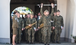 Uroczyste ślubowanie klas mundurowych na Zamku Piastowskim w Raciborzu (4)