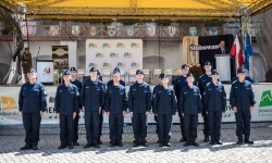 Uroczyste ślubowanie klas mundurowych na Zamku Piastowskim w Raciborzu (14)