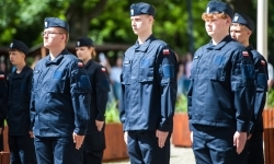 Uroczyste ślubowanie klas mundurowych na Zamku Piastowskim w Raciborzu (18)