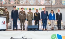 Uroczyste ślubowanie klas mundurowych na Zamku Piastowskim w Raciborzu (2)
