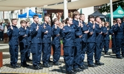 Uroczyste ślubowanie klas mundurowych na Zamku Piastowskim w Raciborzu (4)