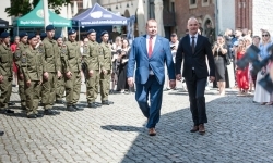 Uroczyste ślubowanie klas mundurowych na Zamku Piastowskim w Raciborzu (8)