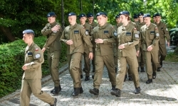 Uroczyste ślubowanie klas mundurowych na Zamku Piastowskim w Raciborzu (14)