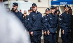 Uroczyste ślubowanie klas mundurowych na Zamku Piastowskim w Raciborzu (16)