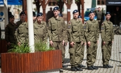 Uroczyste ślubowanie klas mundurowych na Zamku Piastowskim w Raciborzu (9)
