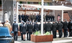Strażacy Powiatu Raciborskiego świętowali na dziedzińcu Zamku Piastowskiego w Raciborzu (12)