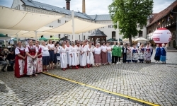 Regionalny etap konkursu kulinarnego &bdquo;Polska smakuje&rdquo; na dziedzińcu Zamku Piastowskiego w Raciborzu (16)