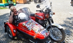 Zlot motocykli XX wieku na dziedzińcu Zamku Piastowskiego (6)