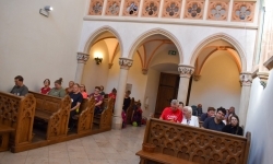 G&oacute;rnośląskie Camino zakończyło się w Raciborzu. Pamiątkowa tabliczka zostanie na zamku (4)