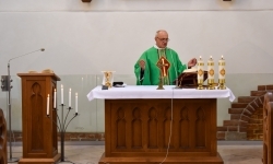 G&oacute;rnośląskie Camino zakończyło się w Raciborzu. Pamiątkowa tabliczka zostanie na zamku (2)