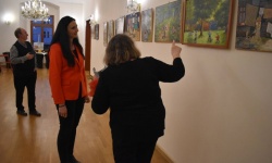 Wernisaż malarstwa akrylowego na Zamku Piastowskim za nami (17)
