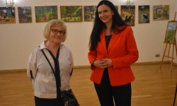 Wernisaż malarstwa akrylowego na Zamku Piastowskim za nami (3)